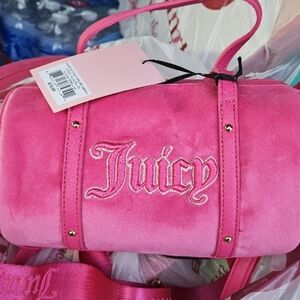 Juicy Couture Pink Velvet Bag